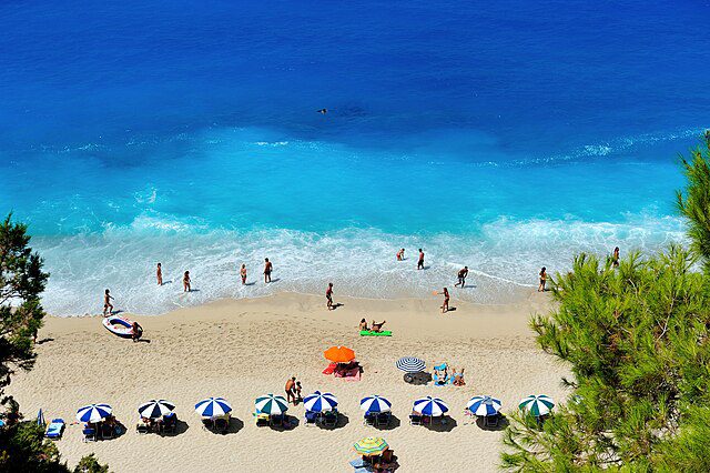 Lefkada Greece turquoise Ionian water - best Greek island for couples