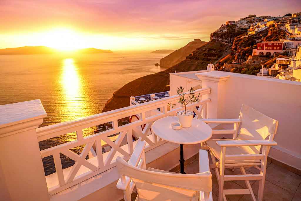 best greek islands for couples sunset
