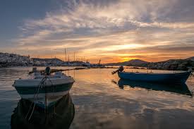 Naoussa harbor Paros Greece - best Greek island for couples