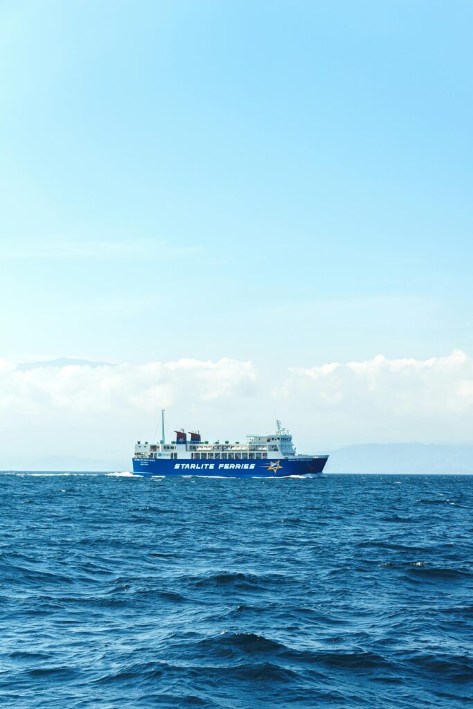 how to island hop in greece ferry on water