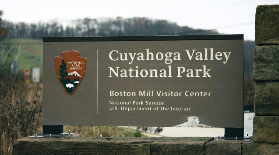 cuyahoga valley entrance sign